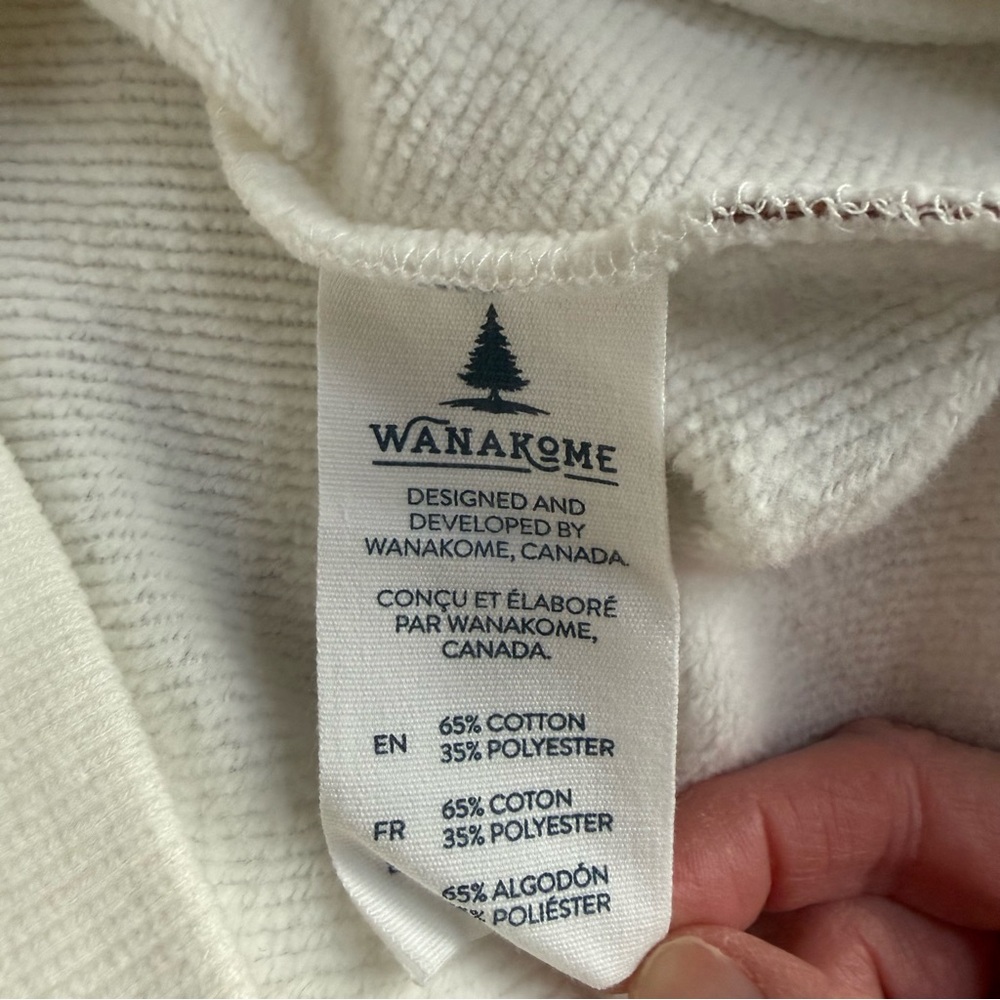 Wanakome Artemis Hooded Sweatshirt in Ivory - Picture 13 of 13